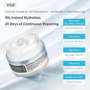 VGO Snail Mucin 92% Moisturizer + 1% Pure Retinol Eye Cream - Product Image
