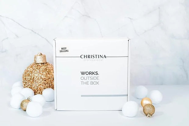 '-CHRISTINA- Christmas Gift Box #6 | Cleanser Serum Peeling Soap Day Cream SPF50 - Product Image