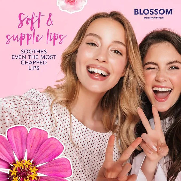 Blossom Scented Roll on Lip Gloss, Infused with Real Flowers, Made in USA, 0.40 fl oz, 2 pack, Cherry/Coconut - Product Image