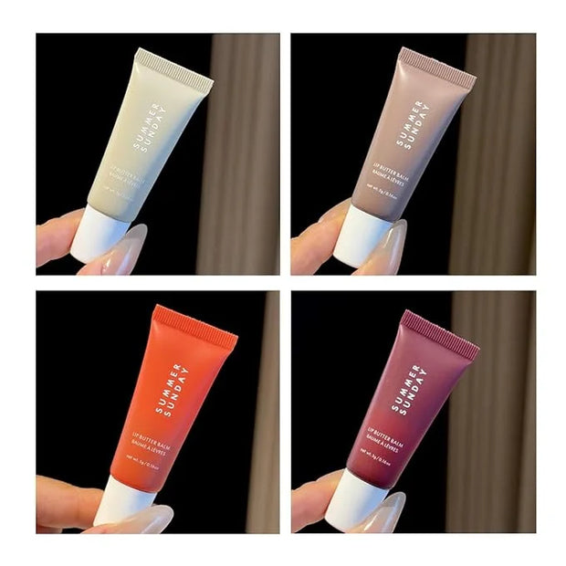 Mini Lip Butter Lip Gloss set, Smooth, Hydrating, Non-Sticky Lip Gloss for Soft and Supple Lips, Perfect for Travel & Gift...
