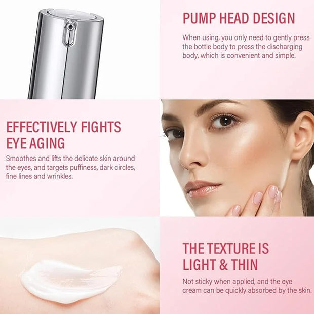Retinol Eye Cream for Dark Cir-cles - Eye Cream Anti Aging - Hydrating eye Care Products - Eye Serum - Anti-Wrinkle Eye cr...