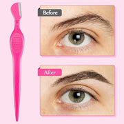 Mudder 21 Pcs Eyebrow Razor Eyebrow Shaver Facial Razor Multipurpose Face Trimmers with Precision Cover for Women Makeup C...