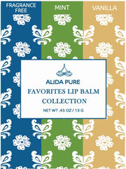Favorites Lip Balm Collection, Vegan Lip Lips,
