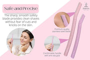 Sakya Biodegradable Women's Dermaplaning Tool - Dermaplane Facial Sensitive Skin Hair Removal Face Razor, Twinkle Blade fo...
