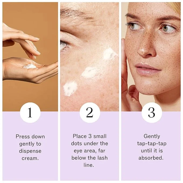 LilyAna Naturals Eye Cream for Dark Circles and Puffiness, Under Eye Cream for Wrinkles and Bags, Anti Aging Cream helps I...