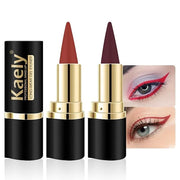 Kaely 2Pcs Red Dark Red Gel Eyeliner Pencil Set,Waterproof Color Colored Eye Liner Crayon,Cat Eye Stencil Gothic Halloween...