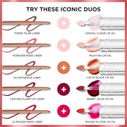L'Oreal Paris Plump Ambition Hyaluron Lip Oil, 24 HR Lip Gloss with Hyaluronic Acid, Volumizing Formula with Glass-Like Sh...
