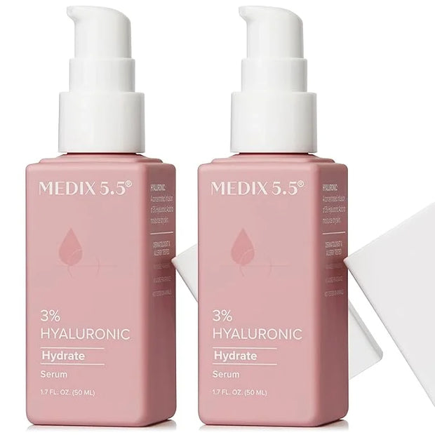 MEDIX 3% Concentrated Hyaluronic Acid Hydrating Gel Body Booster Dry Skin Moisturizer, Anti Aging Skin Care Booster For Re...