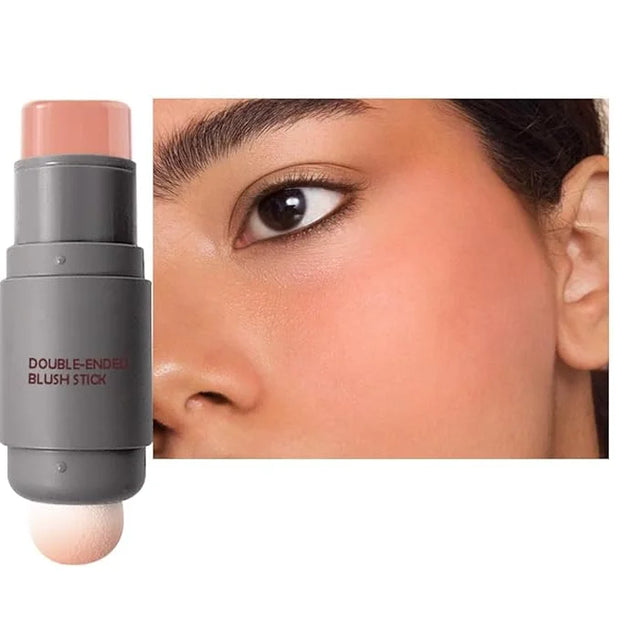 Cream to Powder Blush Stick, High Impact Color, Moisturizing Face Makeup (02#, 1 Count (Pack of 1)) - Product Image