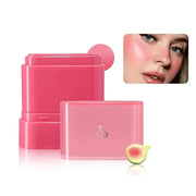 Multi-Purpose Makeup Hydrating Cream Blush Stick, Beauty Solid Moisturizer Stick For Cheek & Eyes & Lips，Waterproof Natura...