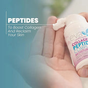 Eva Naturals Collagen Face Moisturizer Peptide - Anti-Wrinkle Facial Moisturizer For Face - Deeply Hydrating Multi-Peptide...