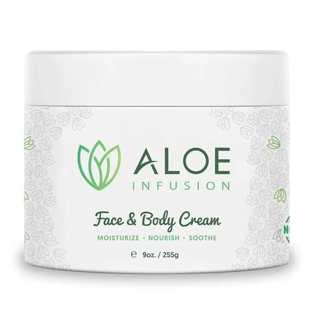Body and Face Moisturizer - Natural Moisturizing Cream with Organic Aloe Vera - Skin Care for Dry Skin, Anti Wrinkle, Acne...
