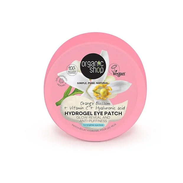 Hyaluronic Acid & Vitamin C Hydrogel Eye Patches for Dark Circles, Anti Puffiness, Deep Hydration, Fight Wrinkles & Fine L...