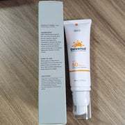 Tinted Sunscreen For Face SPF 50, Universal Protector Solar 50 Face Sunscreen Moisturizer, No Sticky, Hydrating travel siz...