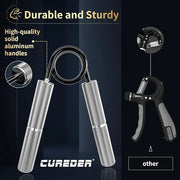Grip Strength Trainer 4 Pack 50LB-200LB Metal - Product Image