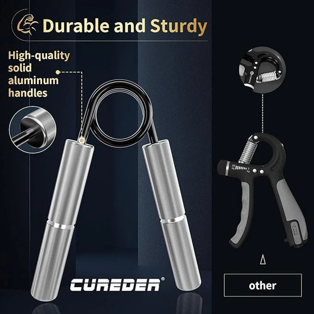 Grip Strength Trainer 4 Pack 50LB-200LB Metal - Product Image