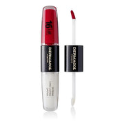 Dermacol NEW 16-Hour Lip Colour, Highly Pigmented Glossy Lip Stain, Two-Phase Lip Plumper Gloss, Kissproof Lip Makeup Prod...
