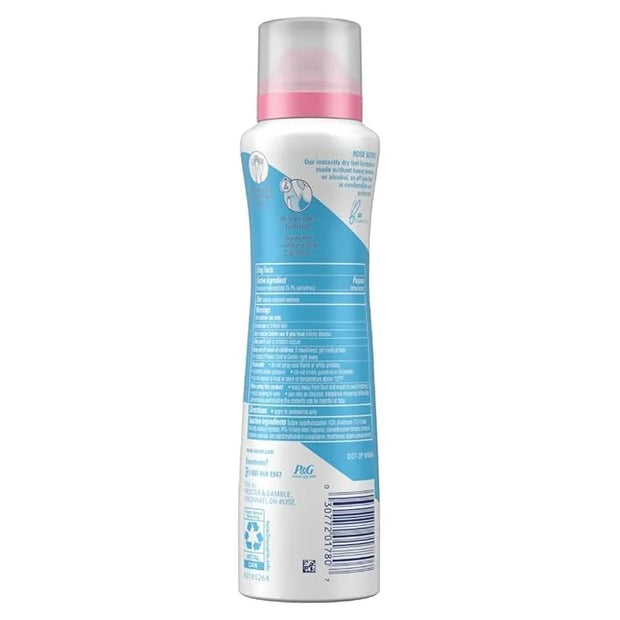 Secret Dry Spray Antiperspirant Deodorant for Women, 48hr Weightless Sweat & Odor Protection, Gentle on Skin, Wild Rose wi...