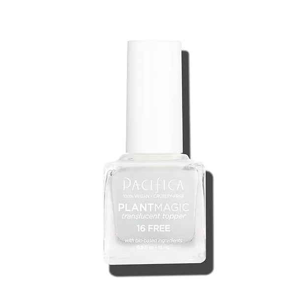Pacifica Natural Nail Polish – Plant Magic Translucent Pearl White Nail Polish - Plant Based, Non-Toxic & Clinically Teste...