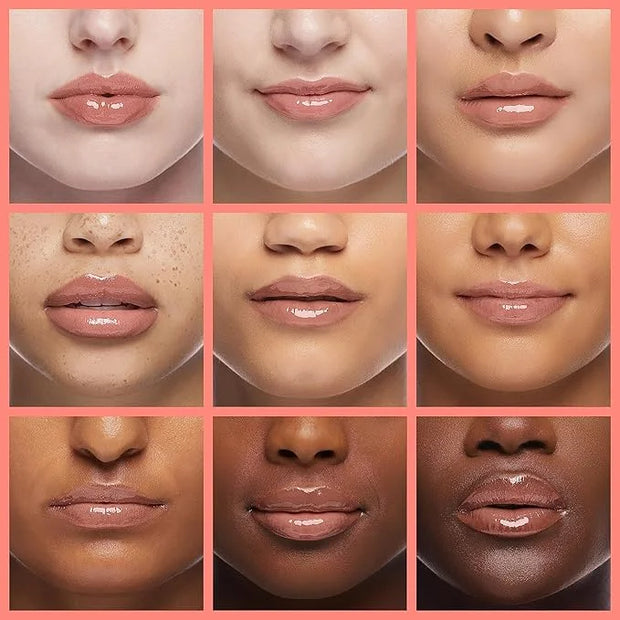 Hydrating Lip Glow Oil, Plumping Lip Gloss, Moisturizing Lip Oil Gloss, Transparent Moisturizing Lip Balm, Natural Lip Plu...