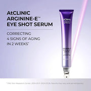 Atclinic Caffeine Eye Serum with Arginine-E & Vitamin E – Korean Eye Gel for Puffiness, Dark Circles, Fine Lines | Cooling...