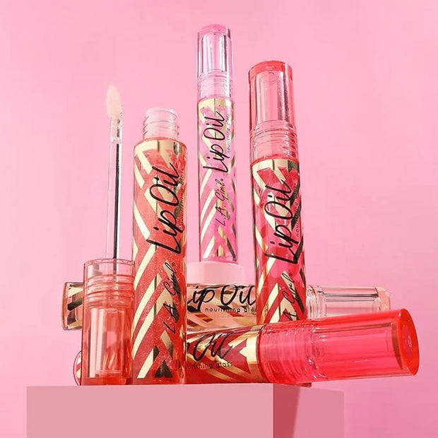 L.A. Girl Lip Oil Nourishing Gloss, Shimmer Cherry GLC725 - Product Image