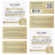 VELAMO ADVANCED Under Eye Patches: 24K Gold Under Eye Mask for Puffy - Retinol Patchology Eye Patches for Wrinkles and Dar...