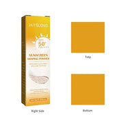 Mineral Powder Sunscreen, Powder Sunscreen for Face,Mineral SPF 50 PA+++ Sunscreen Powder,Long-Lasting Lightweight Breatha...