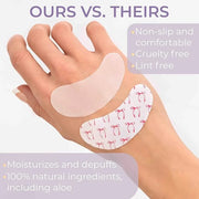 50 Pairs Under Eye Gel Pads for Lash Extensions, Lash Lifts, Aloe Vera Hydrogel Eye Patch (bow) - Product Image