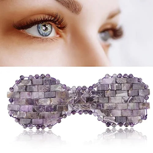 Jade Eye Mask, Amethyst Eye Pad Jadestone Eye Pad Jade Sleep Mask Facial Edema Improving Dark Circle Jadestone Eye Patch F...