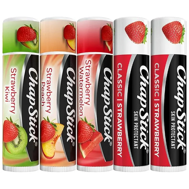ChapStick Strawberry Lip Balm Bundle –