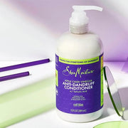 SheaMoisture Hair Care System Anti-Dandruff For Stronger Hair & Healthier Scalp Conditioner Formulated With Apple Cider Vi...