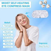 XPCARE 48 Pack Steam Eye Masks for Dry Eyes, Self Heated Steam Warm Eye Mask, Disposable Heated Eye Mask for Dark Circles,...