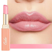 Oulac Pale Pink Lipstick Shine for Women, 2 in 1 Glossy Light Pink Tinted Lip Balm, Hydrating Lipstick for Dry Lips, Moist...
