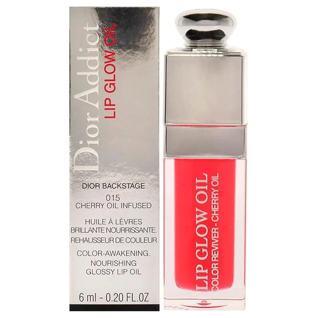Dior Christian Addict Lip Glow Oil - 015 Cherry Lip Oil Women 0.2 oz, Glossy finish - Product Image