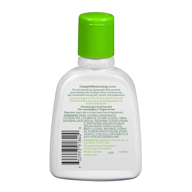 Cetaphil Moisturizing Lotion, 4 fl oz (Pack of 3), Hydrating Moisturizer For All Skin Types, Instant Hydration lasting up ...