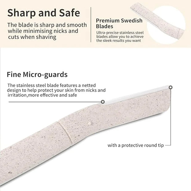 Disposable Dermaplane Razors for Women, Face Razors for Women Peach Fuzz Removal, Exfoliating Dermaplaning Tool, Eyebrow R...
