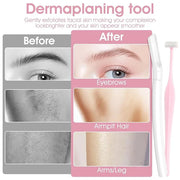 6pcs Eyebrow Razors for Women, Multipurpose Trimmers Set Precision Facial T Shape Shaver Hair Removal Tools Portable Face ...