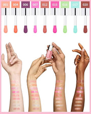 Tinted Moisturizing Lip Glow Oil,Hydrating Plumping Lip Gloss Lip Care Clear Toot Lip Oil for Dry Lip,Glow Reviver Lip Oil...