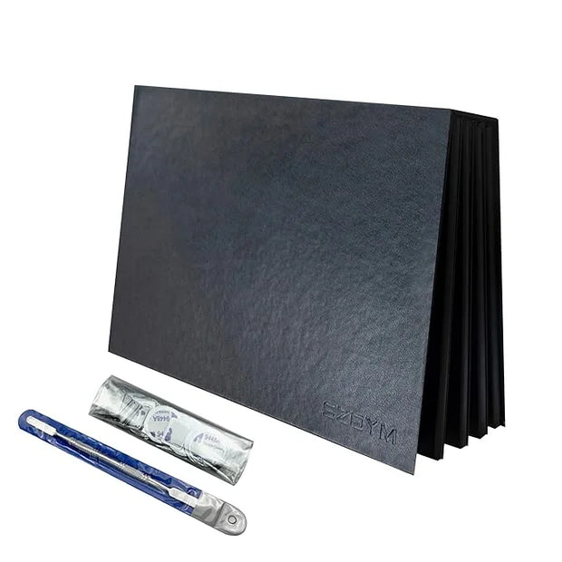 4 layers Empty magnetic Book Shaped palette （Black
