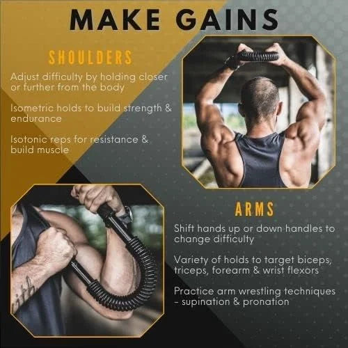 Power Twister Flex Bar – Complete Upper Body - Product Image
