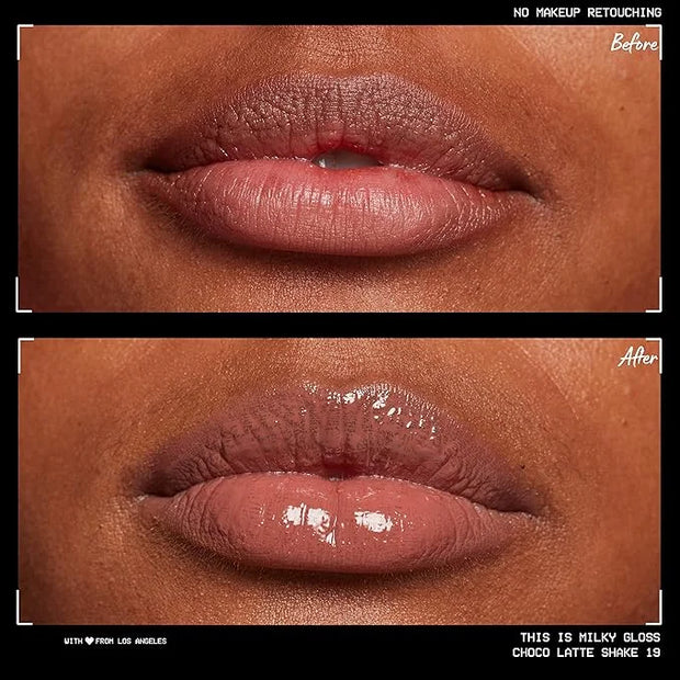 NYX PROFESSIONAL MAKEUP This Is Milky Gloss, Lip Gloss with 12 Hour Hydration, Vegan - Choco Latte Shake (Milk Chocolate) ...