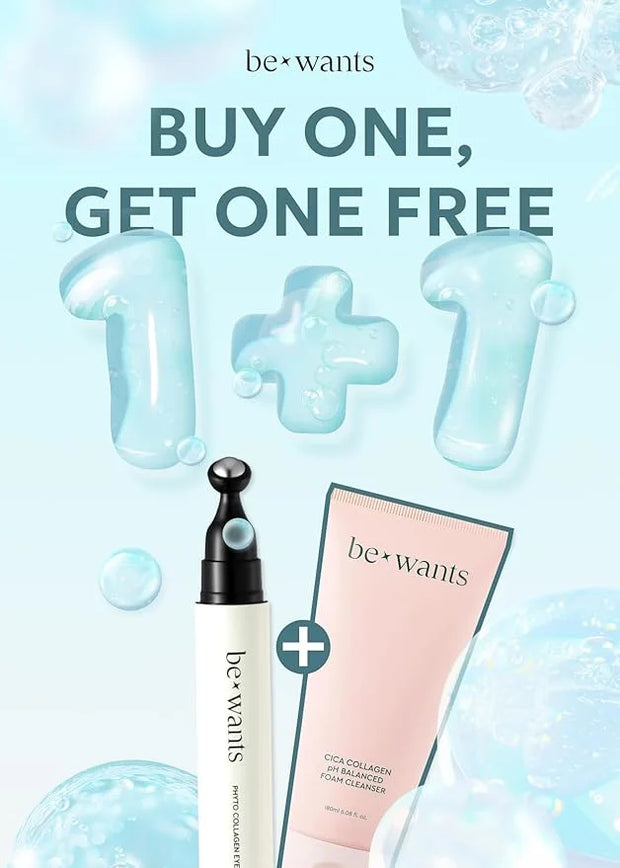 Bewants Instant Eye Bag Remover, Phyto Collagen Roll-On Serum Stick – Refreshing Under Eye Massage with 61% Bamboo Water &...