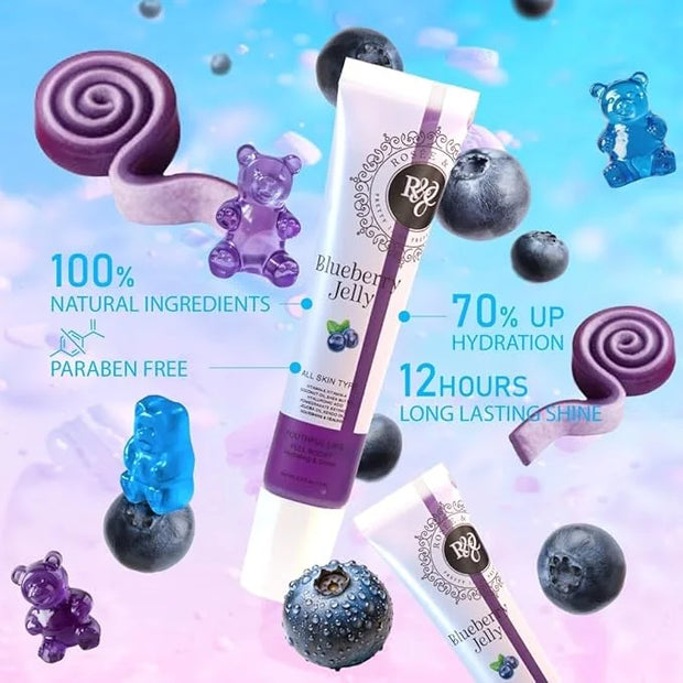 ROSÉE & CO Rosee Lip Gloss Vegan & Cruelty Free Treatment, Professional Make up, Long Lasting Glossy with Shea Butter, Moi...
