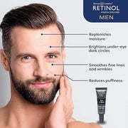 Retinol Men’s Eye Cream – The Original Retinol Eye Treatment For Men – Targets Under-Eye Area to Reduce Puffiness & Dark C...