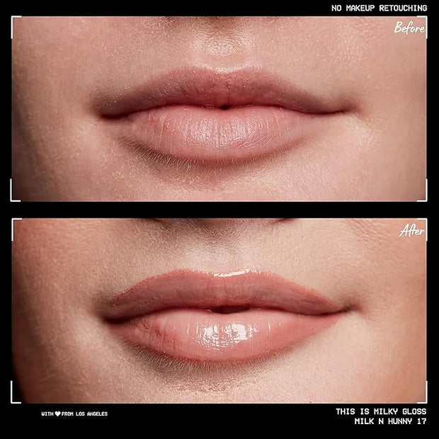 NYX PROFESSIONAL MAKEUP This Is Milky Gloss, Lip Gloss with 12 Hour Hydration, Vegan - Milk & Hunny (Honey Nude) - Product...