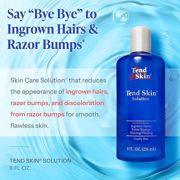 Tend Skin Razor Bump, Ingrown Hair Solution for Unsightly Razor Bumps, Ingrown Hair and Razor Burns, Post Shaving and Waxi...