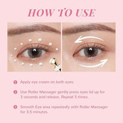 ANAI RUI Rose Caffeine Eye Cream for Dark Circles, Mother's Day Gift for Women, Anti-Aging Eye Cream with Retinol, Collage...