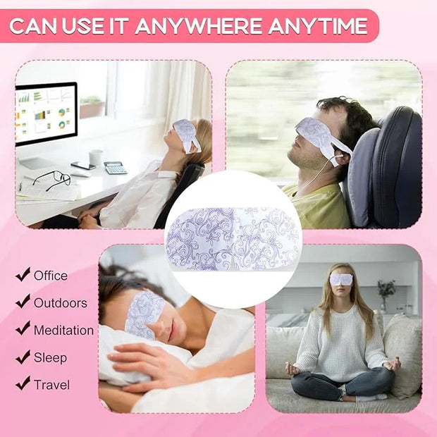 XPCARE 32 Pack Steam Eye Masks for Dry Eyes, SPA Warm Sleep Eye Mask, Disposable Heated Eye Mask for Dark Circles, Puffy E...
