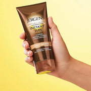 Jergens Natural Glow Instant Sun Self Tanner Moisturizer + Bronzer, Lightweight Sunless Tanner Moisturizer for a Sunkissed...